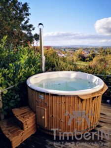 Wood burning heated hot tubs with jets – TimberIN Rojal 1 4