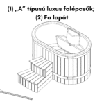 1 „A tipusu luxus falepcsok 2 Fa lapat