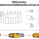 Kulso vizcsap gyorsadapter kerti tomlokeszlethez 125 mm es 15 mm 2