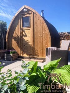 Outdoor home sauna pod (6)