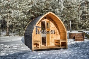 Igloo fasssauna mit glas 38