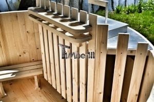 Wooden hot tub basic model made of siberian spruce larch 19