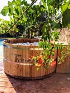 Wooden hot tub cheap basic design 4