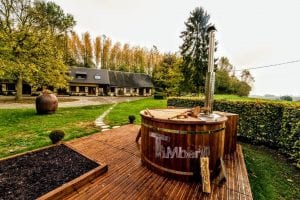 Wooden Outdoor Spa In Thermowood Deluxe (3)
