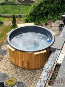 Electric wooden hot tub 1