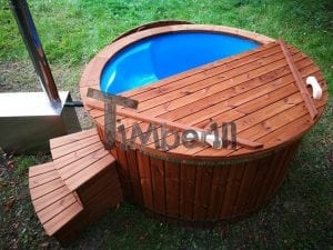Fiberglass Outdoor Spa With External Burner 8