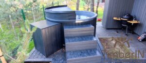 WPC hot tub with electric heater 12
