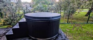 WPC hot tub with electric heater 5