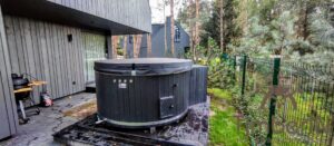 WPC hot tub with electric heater 6
