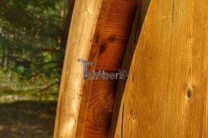 Barrel wooden thermo sauna 17