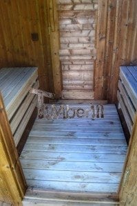 Barrel wooden thermo sauna 23