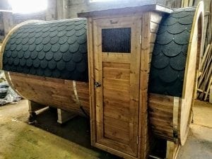 Outdoor Barrel Round Sauna (1)