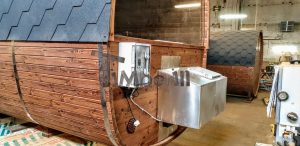 Rectangular Barrel Wooden Outdoor Sauna (5)