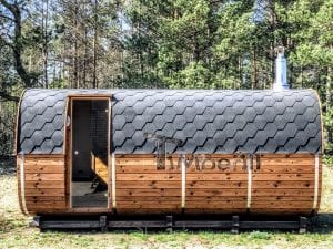 Rectangular Wooden Outdoor Sauna (1)