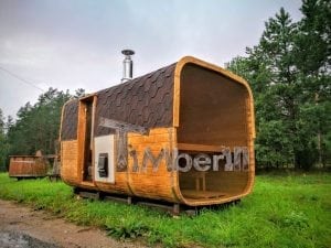 Rectangular Wooden Outdoor Sauna 18