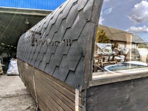 Rectangular Wooden Outdoor Sauna (4)