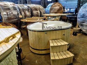 Oval Hot Tub For 2 Persons With Fiberglass Liner (6)