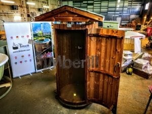 Outdoor Indoor Wooden Shower Thermo Wood With LED (1)