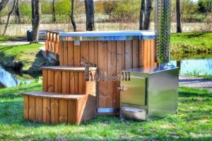 Outdoor SPA for 2 persons fiberglass Ofuro 4