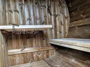 Oval Wooden Outdoor Sauna (18)