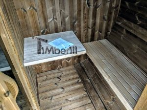 Oval Wooden Outdoor Sauna (6)
