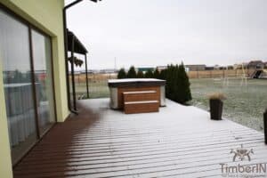 Kwadratowa akrylowa duża wanna spa z hydromasażem (80)
