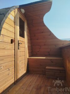 2 az 1-ben Iglu szauna üvegszálas pezsgőfürdővel 44 Timberin nordic pod duo (12)